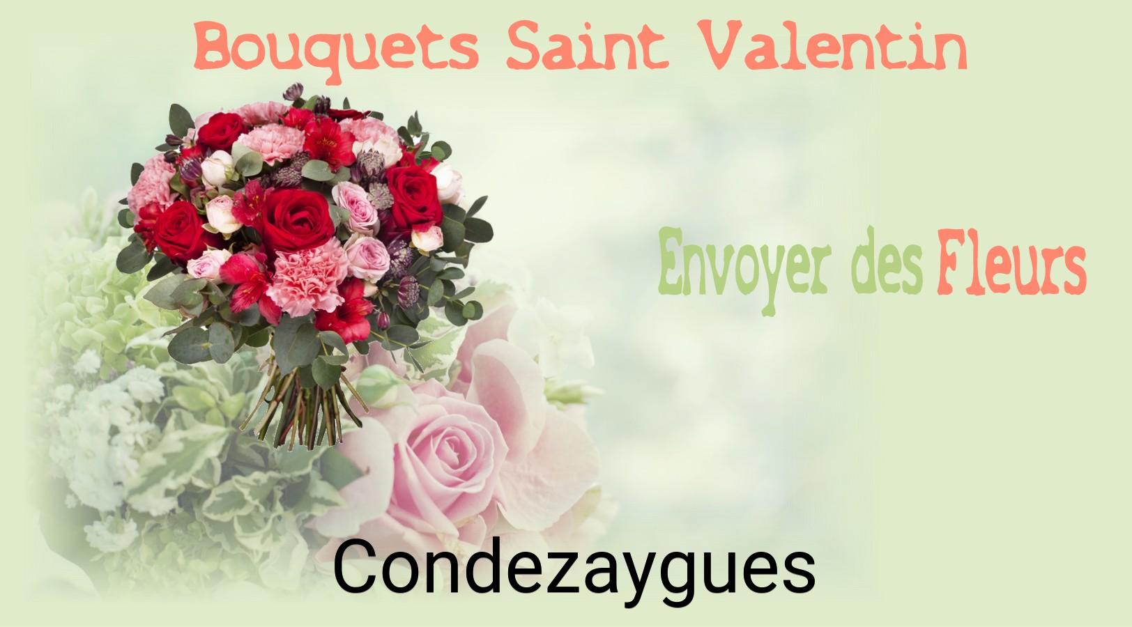 Roses de Saint-Valentin livrées à Condezaygues